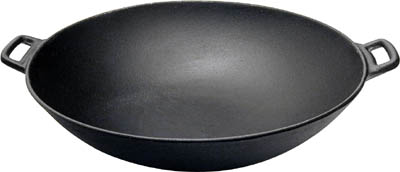 [ WOK,CASTIRON,HEAVY DUTY,2-HAND ]