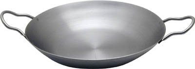 [ WOK,FLAT BTM,S/S, 8