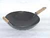 [ WOK,14",STEEL,NON-STICK,2-HANDLE(WOOD) ]