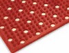 [ RUBBER MAT SOLD BY FT, 4'WX3/8"THICK,RED ]