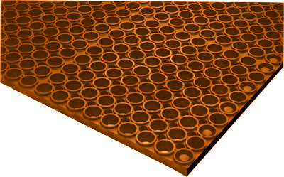 RUBBER MAT, 3' X 5' X 1/2