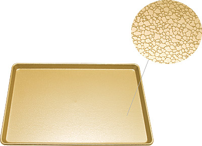 [ BUN PAN TRAY, ALUM., GOLD, 18