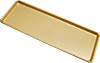 [ BUN PAN TRAY, ALUM., GOLD, 26"X9" ]