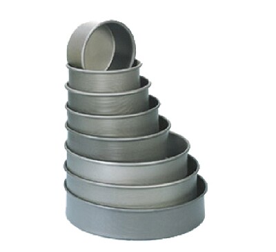 CAKE PAN, ALUM, ROUND, 3