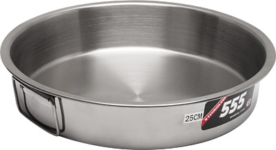 [ CAKE PAN, S/S, 12-1/2