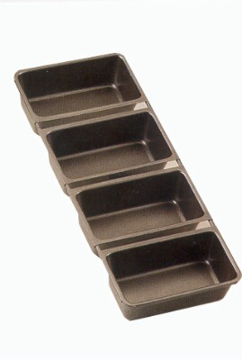 [ LOAF PAN,LINKING, 4 PCS, 4.25X ]