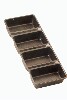 [ LOAF PAN,LINKING, 4 PCS, 4.25X2.5X1.25" ]