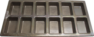 [ LOAF PAN,LINKING, 12 PCS, 4