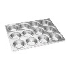 [ MUFFIN PAN, ALUM. 12 CUPS ]