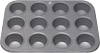 [ MUFFIN PAN, NON-STICK, 12 MINI CUP ]