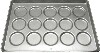 [ HEAVY DUTY BAKING PAN, 18" X 26" X 1" ]