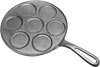 [ PANCAKE PAN, CAST IRON, 7 SHALLOW HOLES ]