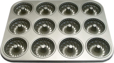 [ MUFFIN PAN, NON-STICK, FLUTED, ]