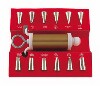 [ DECORATING TUBE SET, 12 TUBES & SYRINGE ]