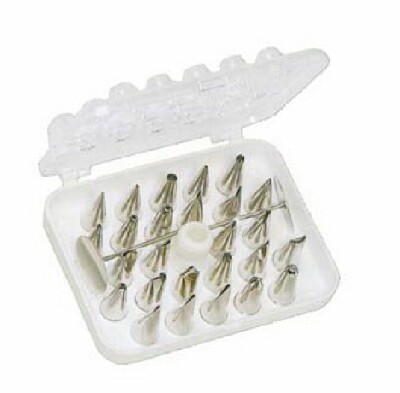 [ DECORATING TUBE SET, 26 TUBES  ]