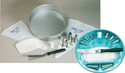 [ DECORATING TUBE SET,  8 TUBES  ]