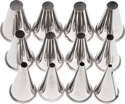 [ DECORATING TUBE SET,12  TUBES  ]