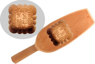 [ WOOD MOLD FOR MOON CAKE, SQUAR ]