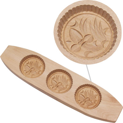 [ WOOD MOLD FOR 3 CAKES - KUPBMW ]