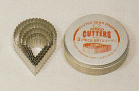 [ COOKIE CUTTER SET, TEARDROP FL ]