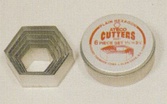 [ COOKIE CUTTER SET, HEXAGON, 6  ]