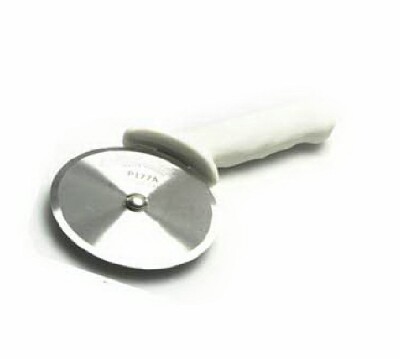 [ PIZZA CUTTER, PLASTIC WHT HDL, ]