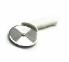 [ PIZZA CUTTER, PLASTIC WHT HDL, 4"BLADE ]