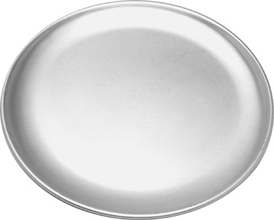 PIZZA TRAY, ALUM., COUPE SHAPE, 11