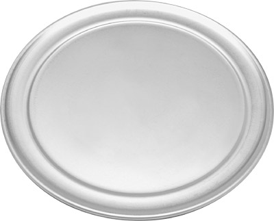 PIZZA TRAY, ALUM., WIDE RIM, 11