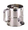 [ FLOUR SIFTER, S/S, 6-1/8"DIA. ROTARY ]