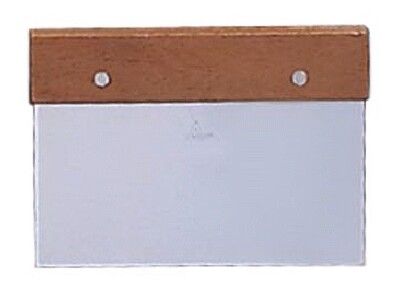 [ DOUGH SCRAPER, WOOD HANDLE, 4- ]