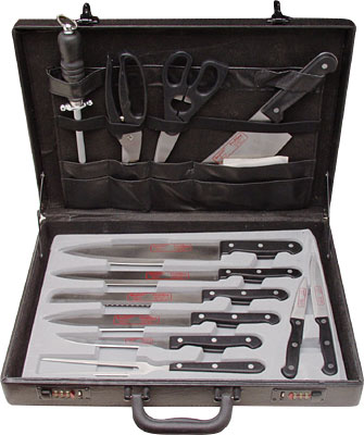 [ KNIFE SET, 12 PCS, CASE INCLUD ]