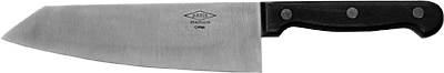 CLEAVER (SS) (BLACK WOOD HANDLE), 6.5