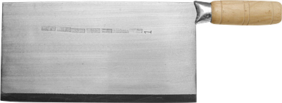 CLEAVER #1 (SS) (WOOD HANDLE), 9.5