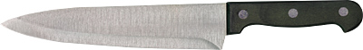 [ CHEF KNIFE, S/S, BLACK HANDLE, ]