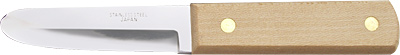 [ CLAM KNIFE (SS) (WOOD HANDLE), ]