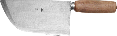 [ PORK KNIFE (STEEL) (WOOD HANDL ]