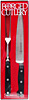 [ KNIFE & FORK SET, POLYPROPYLENE HANDLE ]