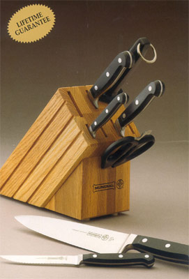 [ EIGHT-PIECE BLOCK SET, IRONWOO ]