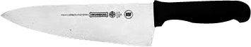 [ WIDE COOKS KNIFE, S/S, BLACK H ]