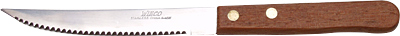 [ STEAK KNIFE, S/S, WOOD HANDLE, ]
