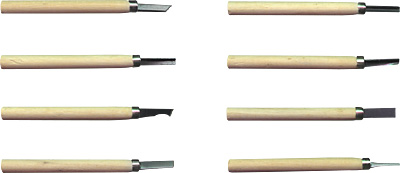 [ CARVING KNIVES (1 SET  8 PCS)  ]