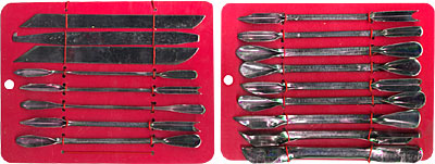 [ CARVING KNIVES (1 SET 17 PCS)  ]