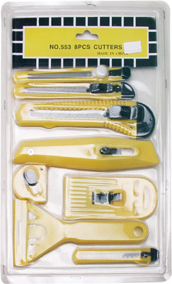[ UTILITY CUTTER SET, 8 PCS - KU ]