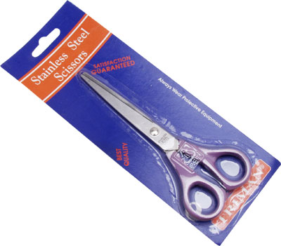 [ SCISSOR, S/S, PLASTIC HANDLE,  ]