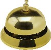 [ CALL BELL, BRASS, 4" DIA. ]