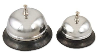 [ CALL BELL, CHROME, 3-3/8