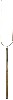 [ BOAR ROASTING FORK,S/S, 7" W X 56" H ]