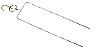 [ DUCK ROASTING FORK,S/S, 6" W X 21" H ]