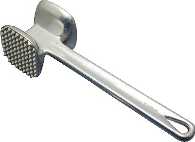 [ MEAT TENDERIZER, 2-SIDED, 10-1 ]